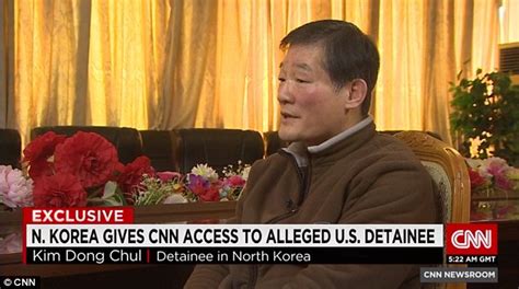 us citizen kim dong chul detained by north korean government for spying daily mail online