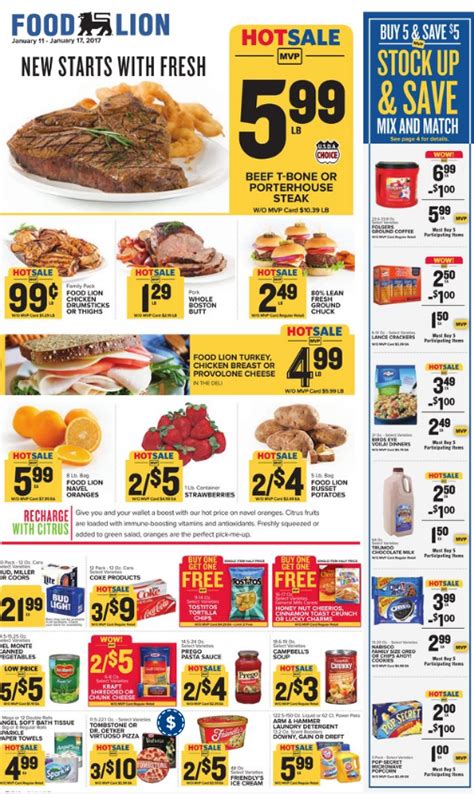 Goods listed on the coupons are accessible online ad trough the food lion weekly circular. WeeklyAdCirculars.com BLOG: Food Lion Weekly Ad Savings ...