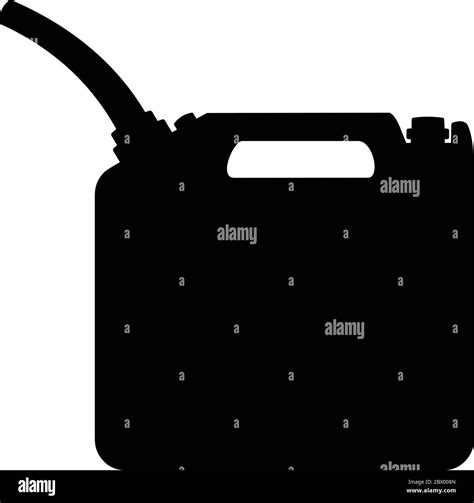 Gasoline Can Silhouette An Illustration Of A Gasoline Can Silhouette