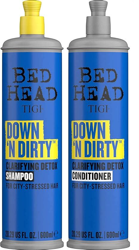 Bed Head By Tigi Down N Dirty Clarifying Detox Shampoo And Conditioner