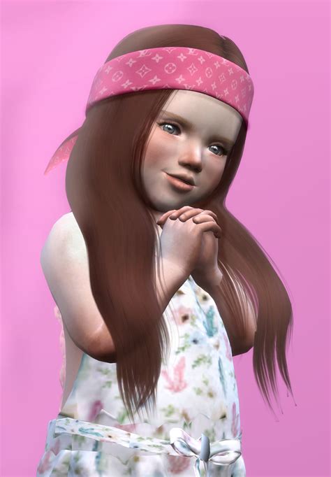 Lana Cc Finds The Sims 4 Download Leah Content Kids Hair Patreon