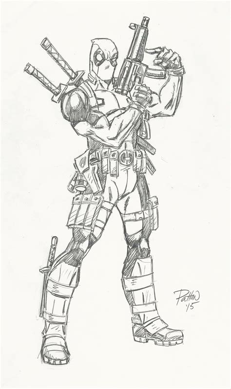 Pin By Wednesday Woes On Deadpool Comic Art Sketch Marvel Character