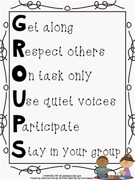 The 25 Best Group Rules Ideas On Pinterest Group Work Rules Groups