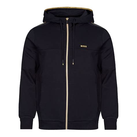 hugo boss boss saggy 1 hoodie in navy modesens