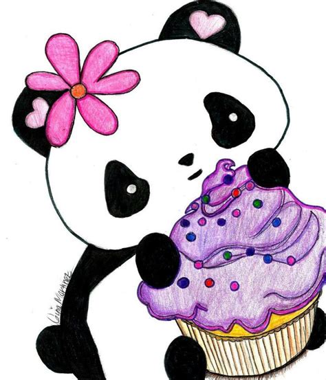 Kawaii Pandacupcake Drawing Clipart Panda Free Clipart Images