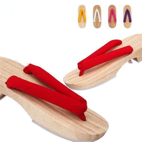 Wooden Clogs Japanese Geta Flat Sandals Flip Flops Japanese Geta