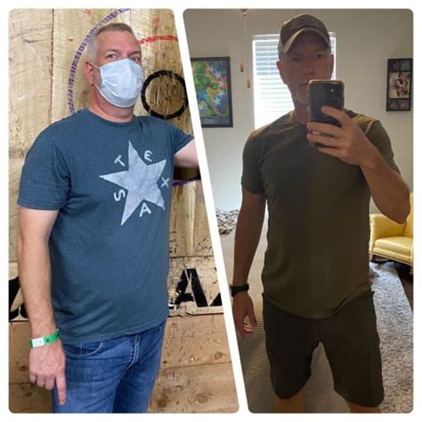 5 Foot 11 Male 50 Lbs Weight Loss Before And After 215 Lbs To 165 Lbs