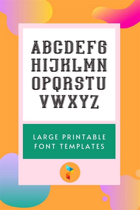 10 Best Large Printable Font Templates Printableecom