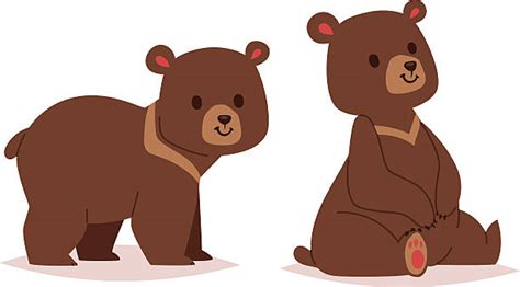 Bear Cub Illustrations Royalty Free Vector Graphics