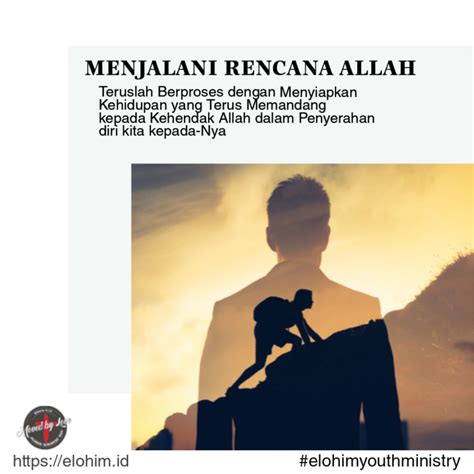 Menjalani Rencana Allah Elohim Ministry