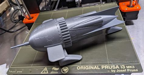Dr Zarkov S Rocket Ship Flash Gordon By Kaje Download Free Stl Model Printables Com