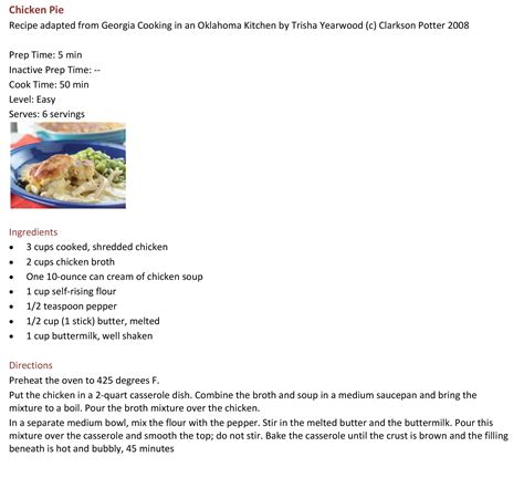 After cooking for an hour at 350˚, it's time to dig in! Trisha Yearwood's Lizzie's Chicken and Dumplings (With ...