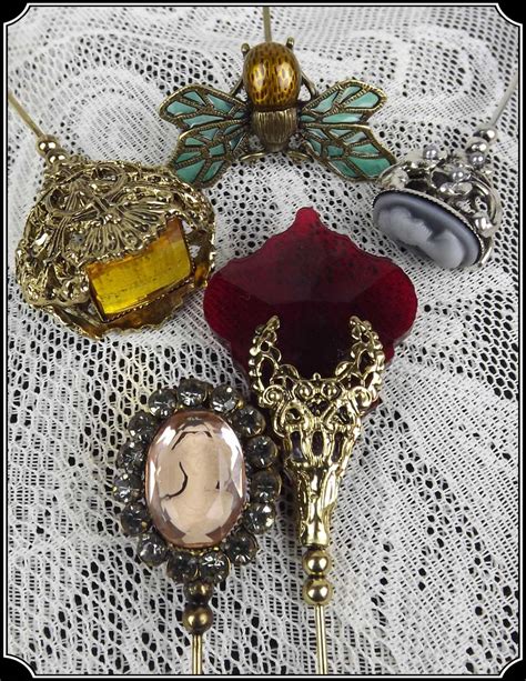 Victorian Fancy And Elegant Hatpins