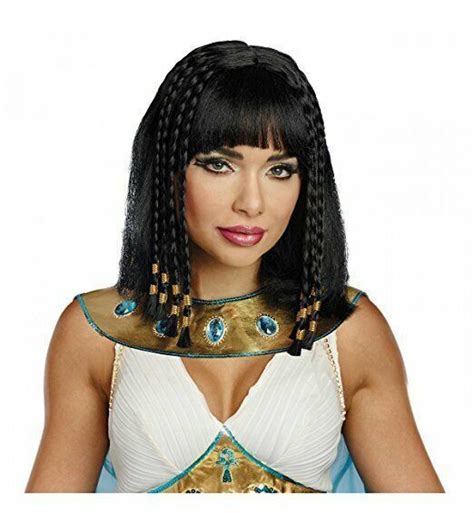 Dreamgirl Egyptian Queen Wig Cleopatra Adult Womens Halloween Costume 10832 For Sale Online Ebay