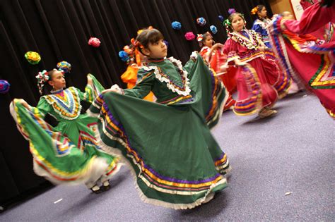 [Young dancers perform a Mexican folk dance] - The Portal to Texas History