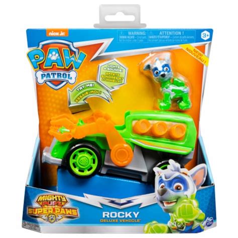 Paw Patrol Mighty Pups Super Paws Rocky Vehicle 1 Ct Ralphs