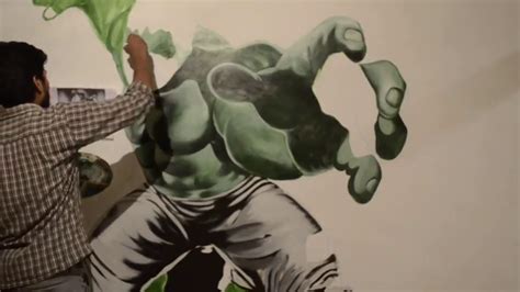 3d Hulk Graffiti Youtube