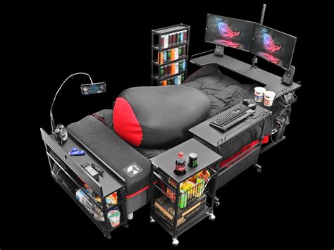 Ultimate Gaming Bed Bauhutte Japanese Bed For Gamers Computer Gaming