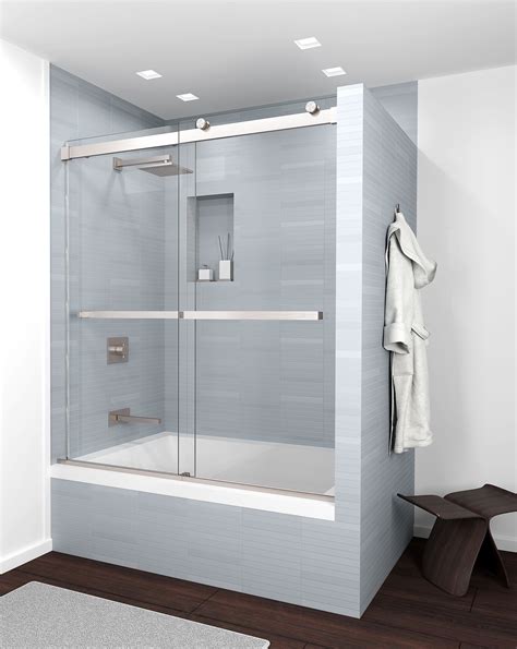 Equalis Series Tub Shower Door Bypass Shower Door Shower Doors