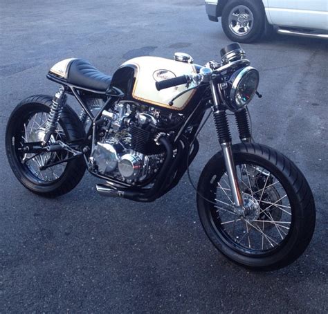 Cb550 Cafe Racer By Sin City Vintage Cycles Bikebound
