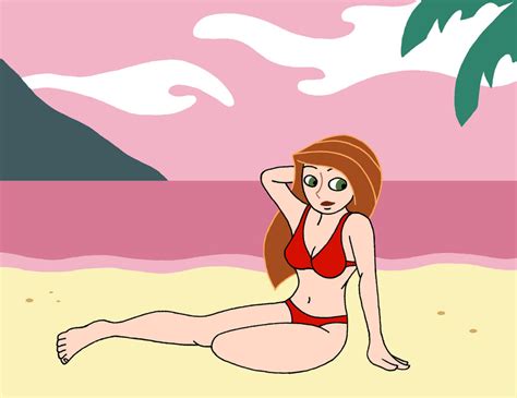 Kim Possible On The Beach By Streetgals On DeviantArt