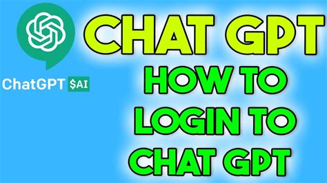 CHAT GPT How To Login To Chat GPT YouTube