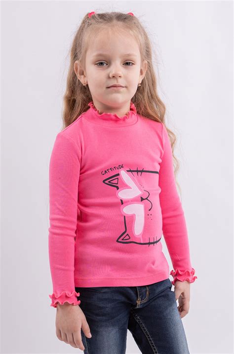 Джемпер для девочки Свiтанак 6613906 розовый купить оптом в HappyWear.ru