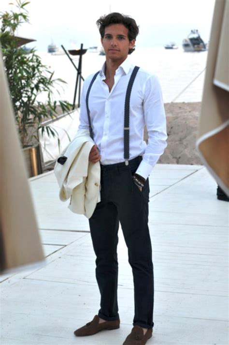 Handsome Men S Looks With Suspenders In Mens Craze