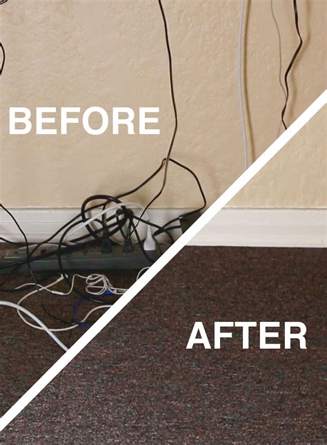 Go From A Hot Mess To Clean How To Hide Your Desk Cords Hide Wires