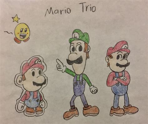 The Mario Trio By Wariotheinflator On Deviantart