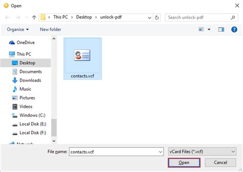 Vcard File Viewer To Read And Open Vcf File Contact Details Free