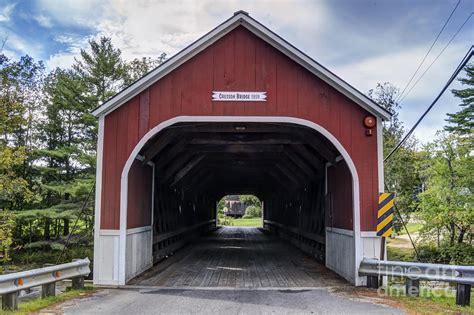Cresson Covered Bridge In Swanzey New Hampshire Photograph By Alan