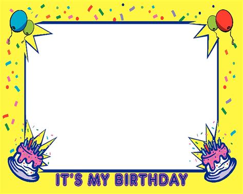 Free Birthday Frames Download Free Clip Art Free Clip Art On Clipart