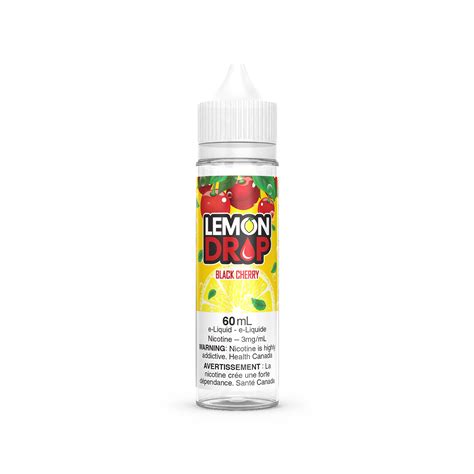 Black Cherry Lemon Drop E Liquid 60ml Free Base Vapeloft