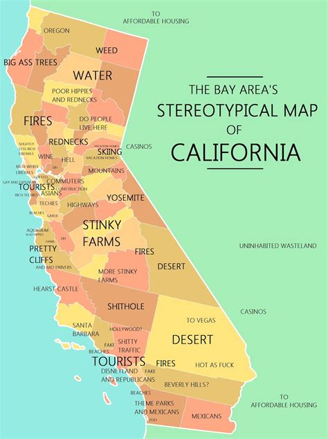 33 Map Of California Bay Area Maps Database Source