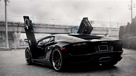 2560x1440 Black Lamborghini Aventador Doors Up 1440p Resolution Hd 4k