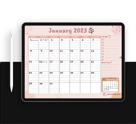 2023 Digital Dated Monthly Planner For Goodnotes Digital Etsy In 2023