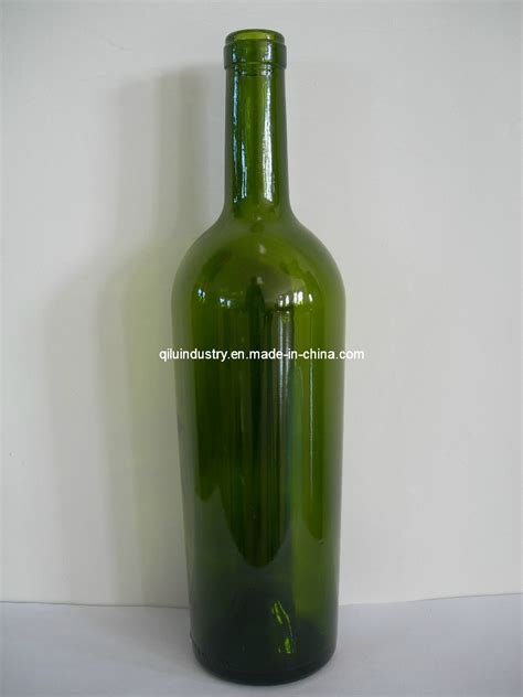 750ml Dark Green Glass Wine Bottle With Ork China Glass Wine Bottle And Dark Green Bottle Price