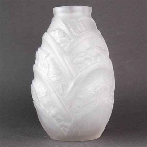 Muller Frères Lunéville Art Deco Satin Glass Vase Catawiki