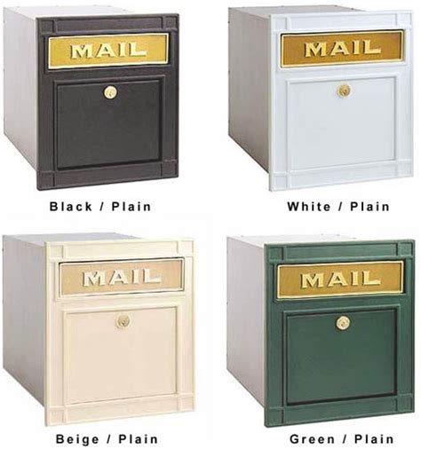 These recessed mounted column mailboxes are ideal for columns, masonry and walls. Recessed Locking Cast Aluminum Mailboxes - Mailboxes ...