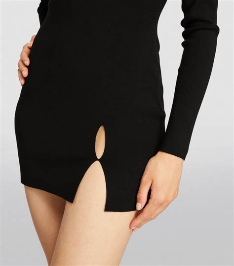 Womens Zeynep Arcay Black Knit Mini Dress Harrods Uk