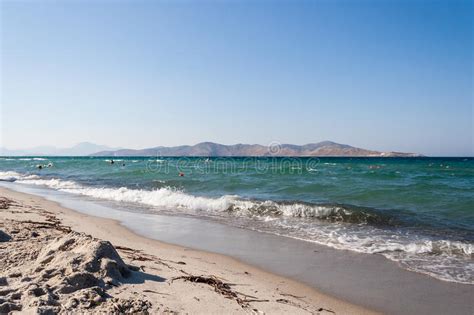 Tigaki Beach Sea And White Sand Beach Greece Kos Island