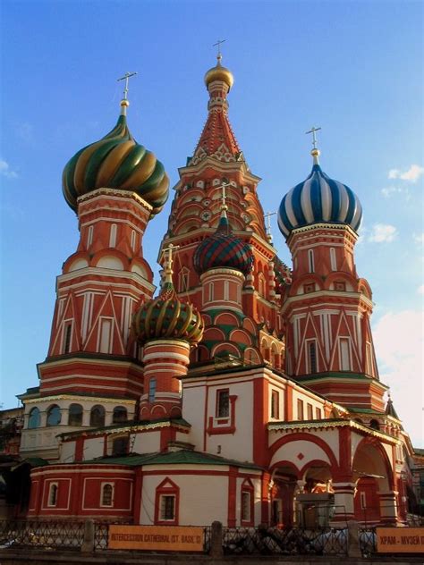 The 100 Most Famous Landmarks Around The World Moscow Russia Basil