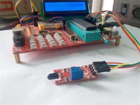 Infrared Flame Sensor Interfacing With Pic Microcontroller
