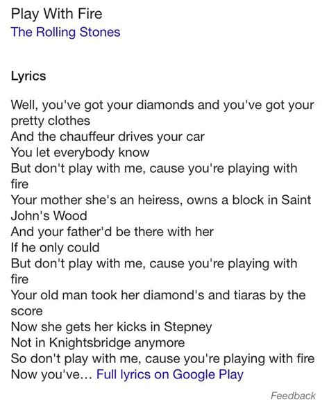 Pin By Kgarv On Songs I Liked Over The Years Rolling Stones Lyrics