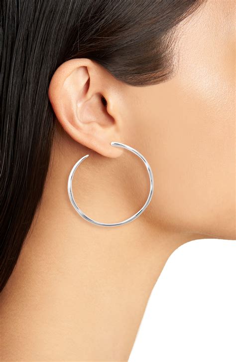 Ippolita Sterling Silver Hoop Earrings In Metallic Lyst