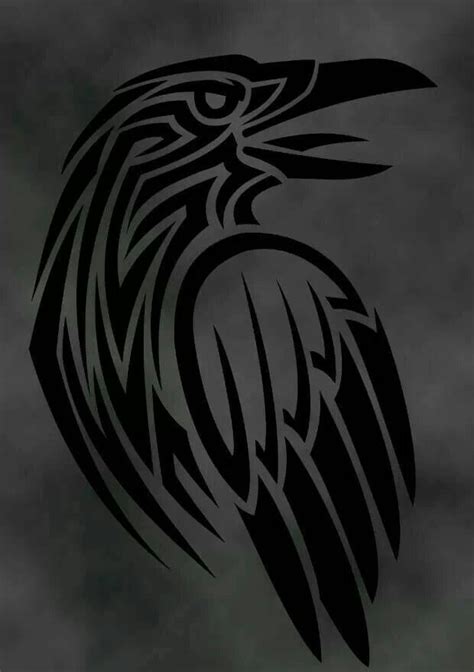 Pin By David Payne On Norse Pantheon Raven Art Norse Tattoo Native Art