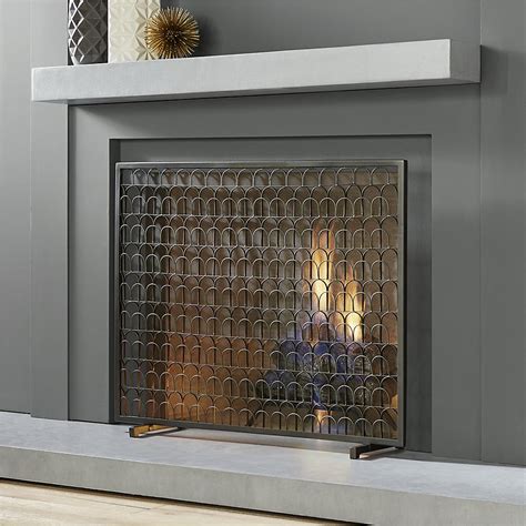 Best Modern And Contemporary Fireplace Screens 2017 Annual Guide Apartment Therapy