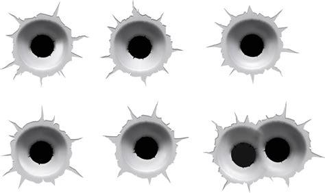Transparent Bullet Hole Decal Ubicaciondepersonascdmxgobmx