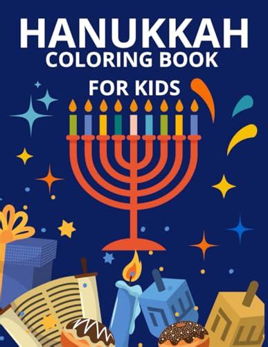 Hanukkah Coloring Book For Kids Jewish Christmas T Happy Coloring